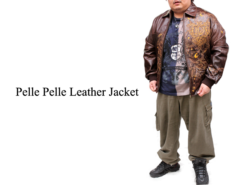 メンズレザージャケット （大きいサイズ）ペレペレ・レザージャケット2835