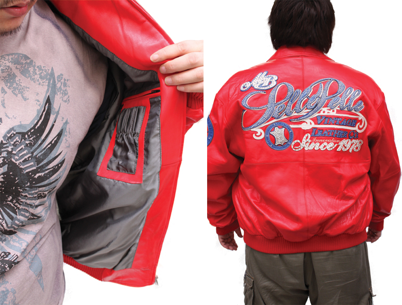 メンズレザージャケット （大きいサイズ）ペレペレ・レザージャケット2927