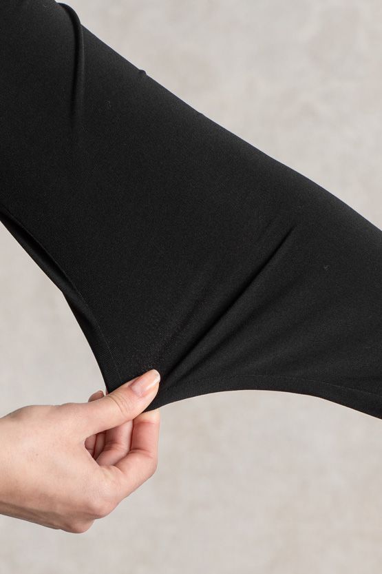 ブラック サイドギャザーワンピース– kay me