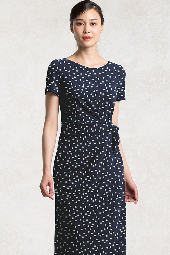 ネイビードット デイリーワンピース– kay me