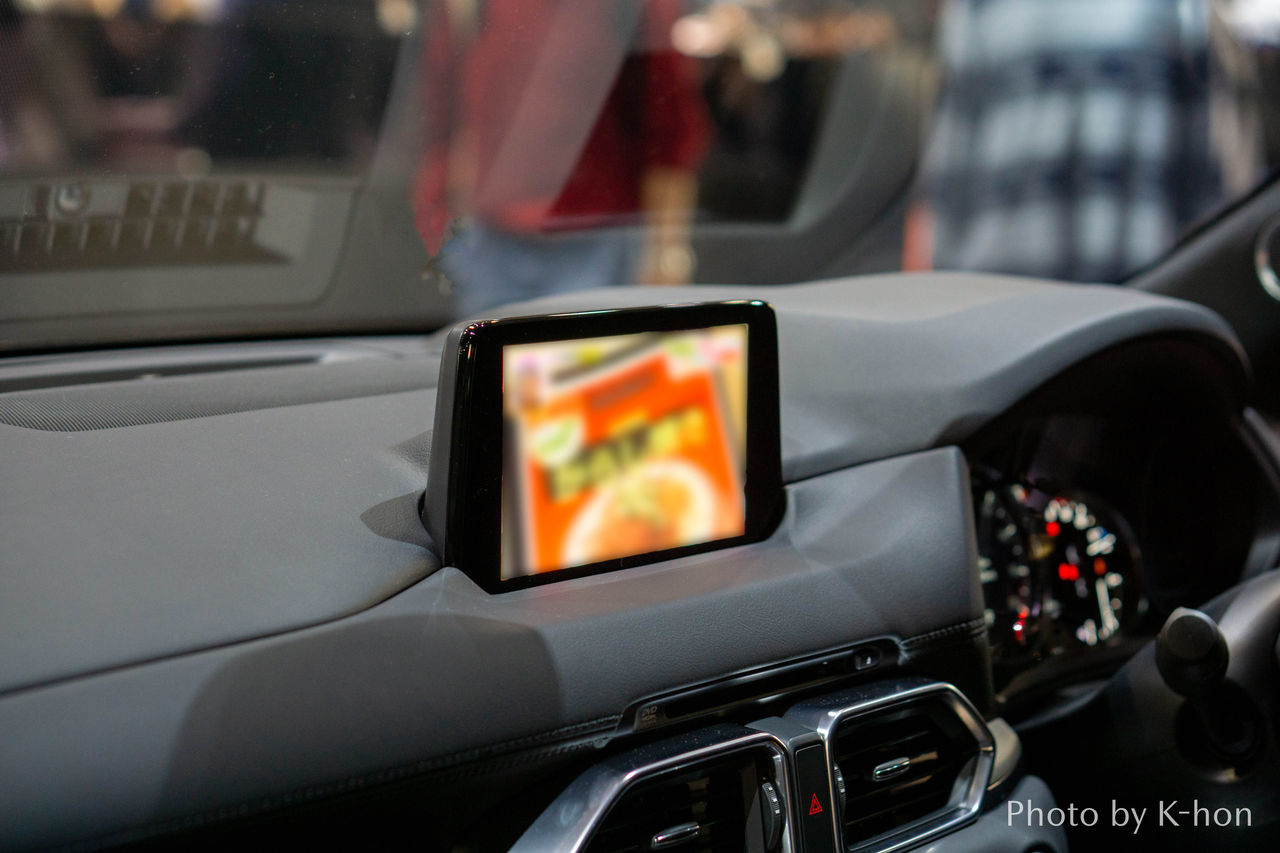 2020 CX-5（北米仕様）」の8インチセンターディスプレイの実車画像を