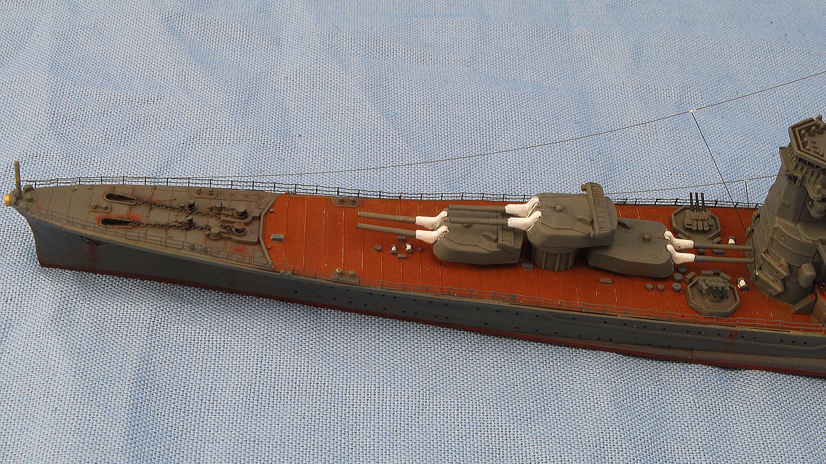 重巡洋艦羽黒 1945年 大日本帝国海軍 フジミ 1/700 組立と塗装・製作記