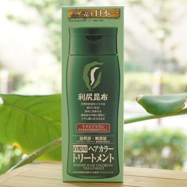 利尻昆布 白髪用 ヘアカラートリートメント(ライトブラウン)/200g