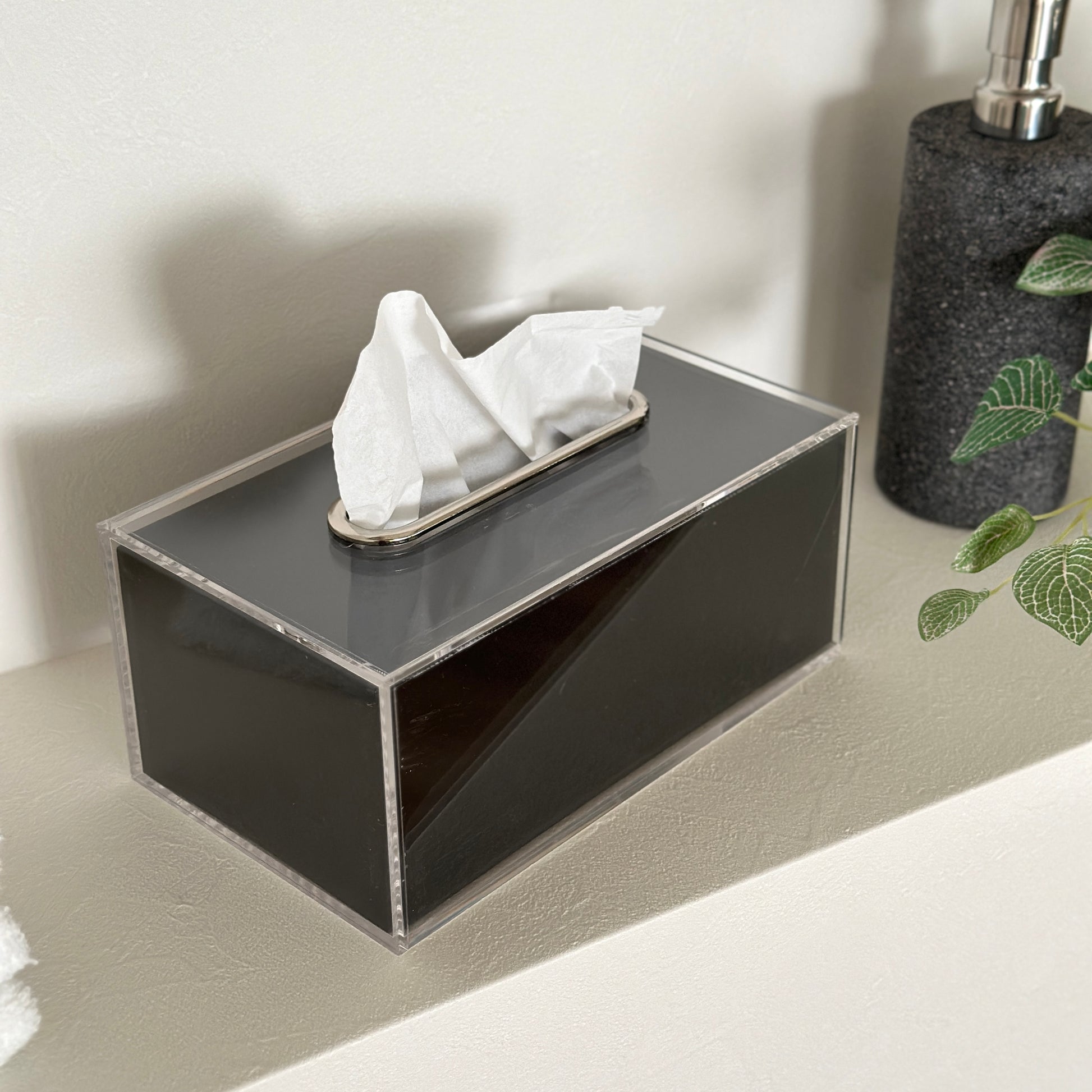 ティッシュケース｜取手付アクリルティッシュケース - territory