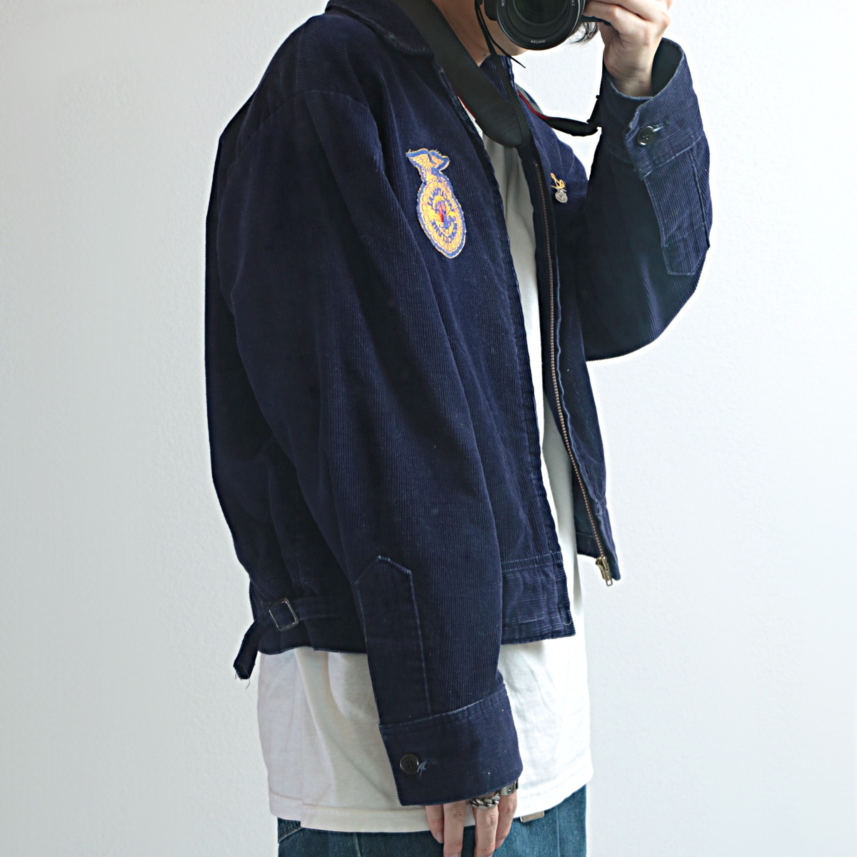 70s FFA コーデュロイ ファーマーズ ジャケット 古着 used Size42