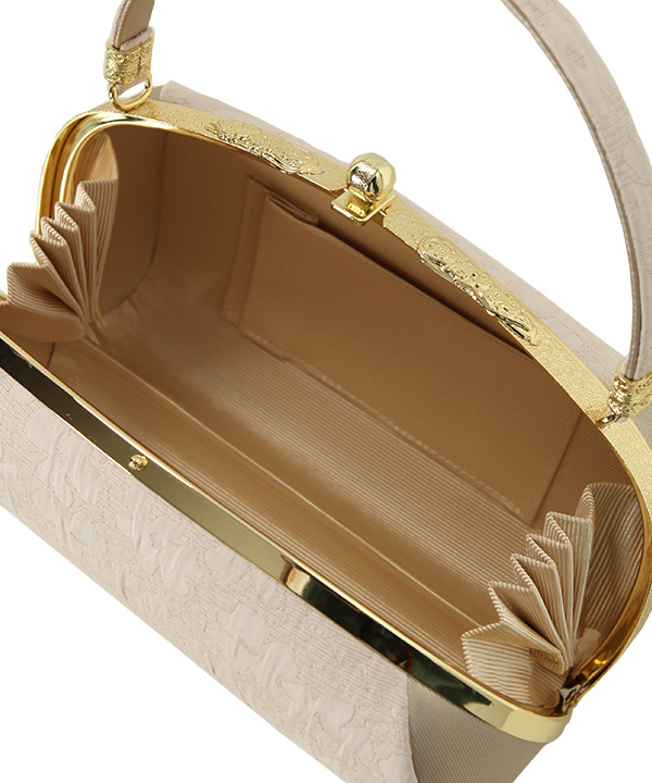 オプション小物レンタル】草履バッグセット ふくれ織 ベージュ