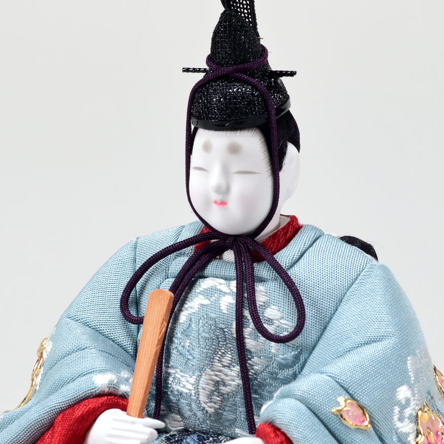 人形の田辺 / 【真多呂】木目込雛人形 天宝雛 親王飾り