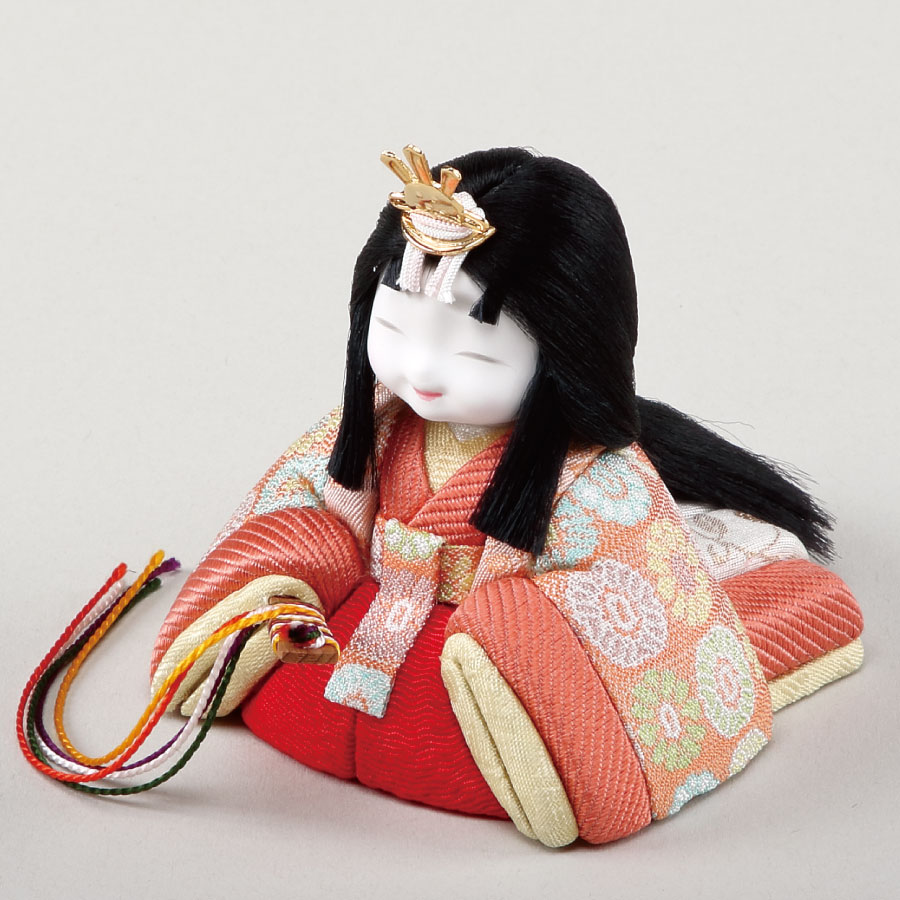 人形の田辺 / 【真多呂】木目込雛人形 くるみ雛C（M-M008-A）