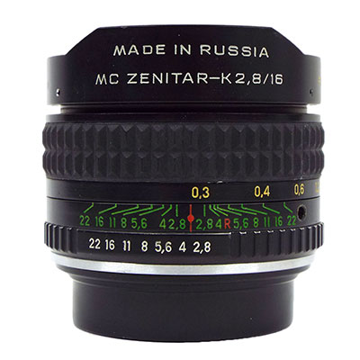 カメラレンズのking-2 / MC ZENITAR-K 16mm/f2.8 Kマウント