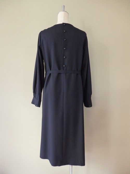 atelier naruse アトリエナルセ / フォーマルAラインワンピース ネイビー
