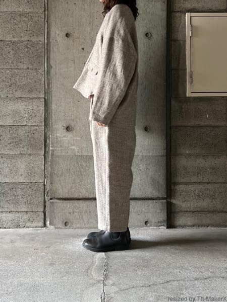 atelier naruse アトリエナルセ / シェットランドウールリネンタック