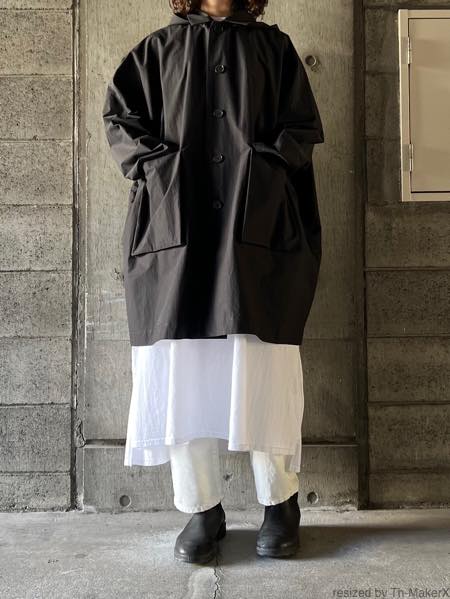 atelier naruse アトリエナルセ / コットンナイロンタフタフーデット