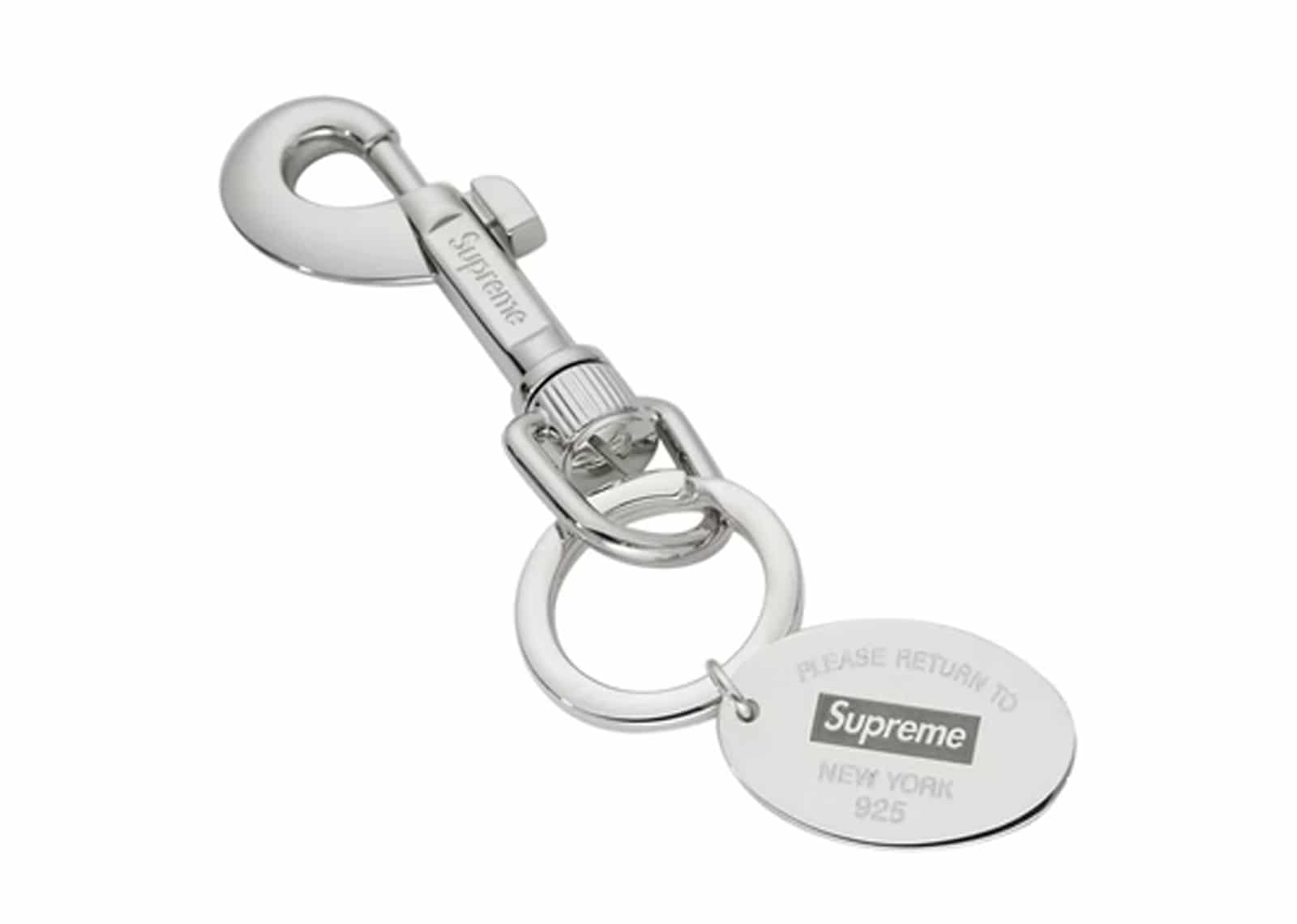 Buy Supreme Tiffany & Co. Return to Tiffany Oval Tag Keyring