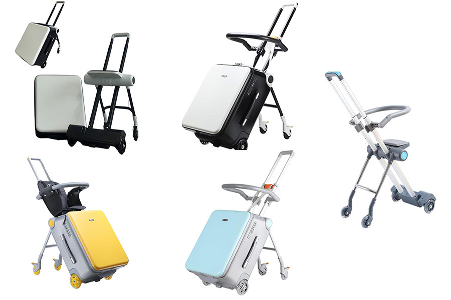 2WAY 分離型】子どもが乗れるキャリーケースの中で「キッズトラベルNEO