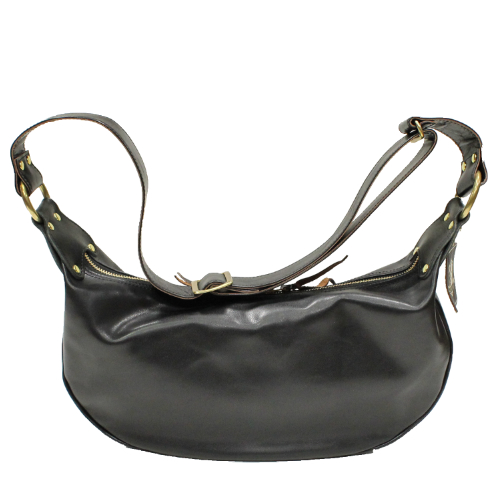 INCEPTION(インセプション)ホースハイドバナナショルダーバッグ