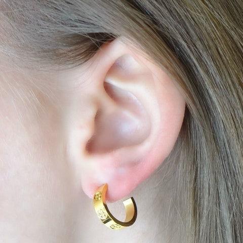 KIKICHIC | NYC | Simple Love Hoop Earrings Sterling Silver (925