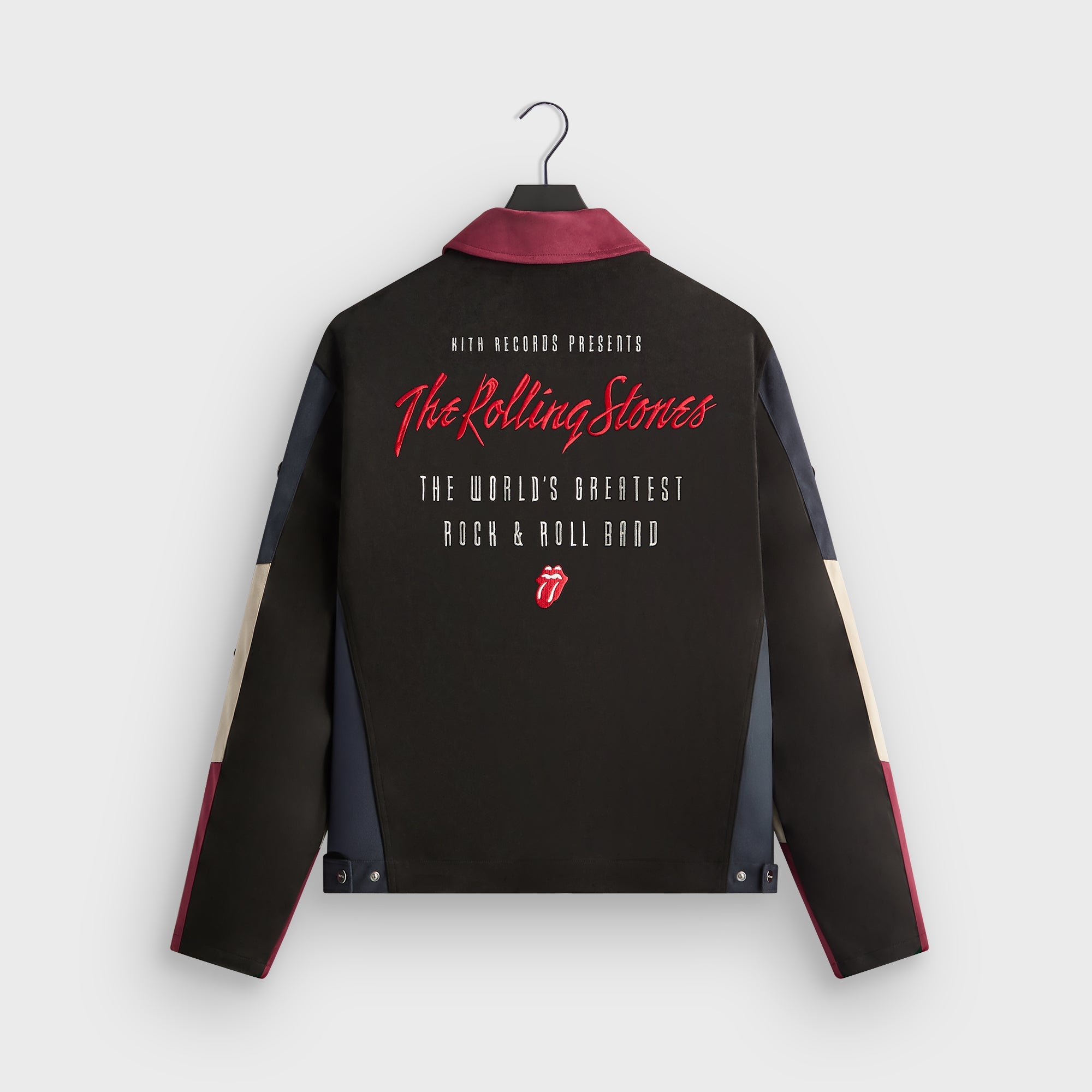 Kith for The Rolling Stones Microsuede Owen Jacket - Black