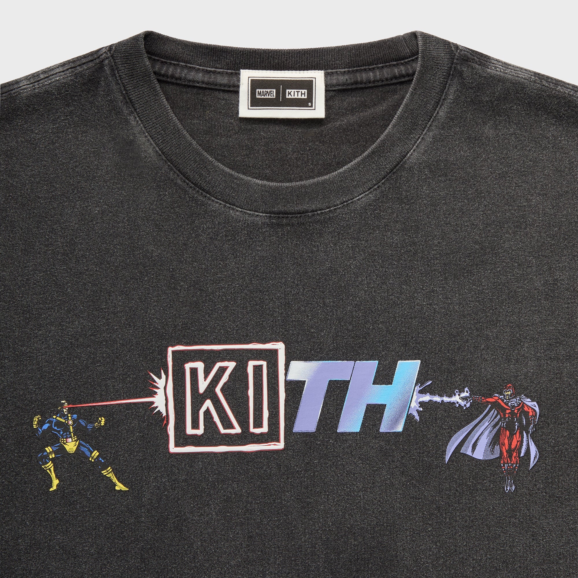 Marvel | Kith Cyclops vs. Magneto Vintage Tee - Black