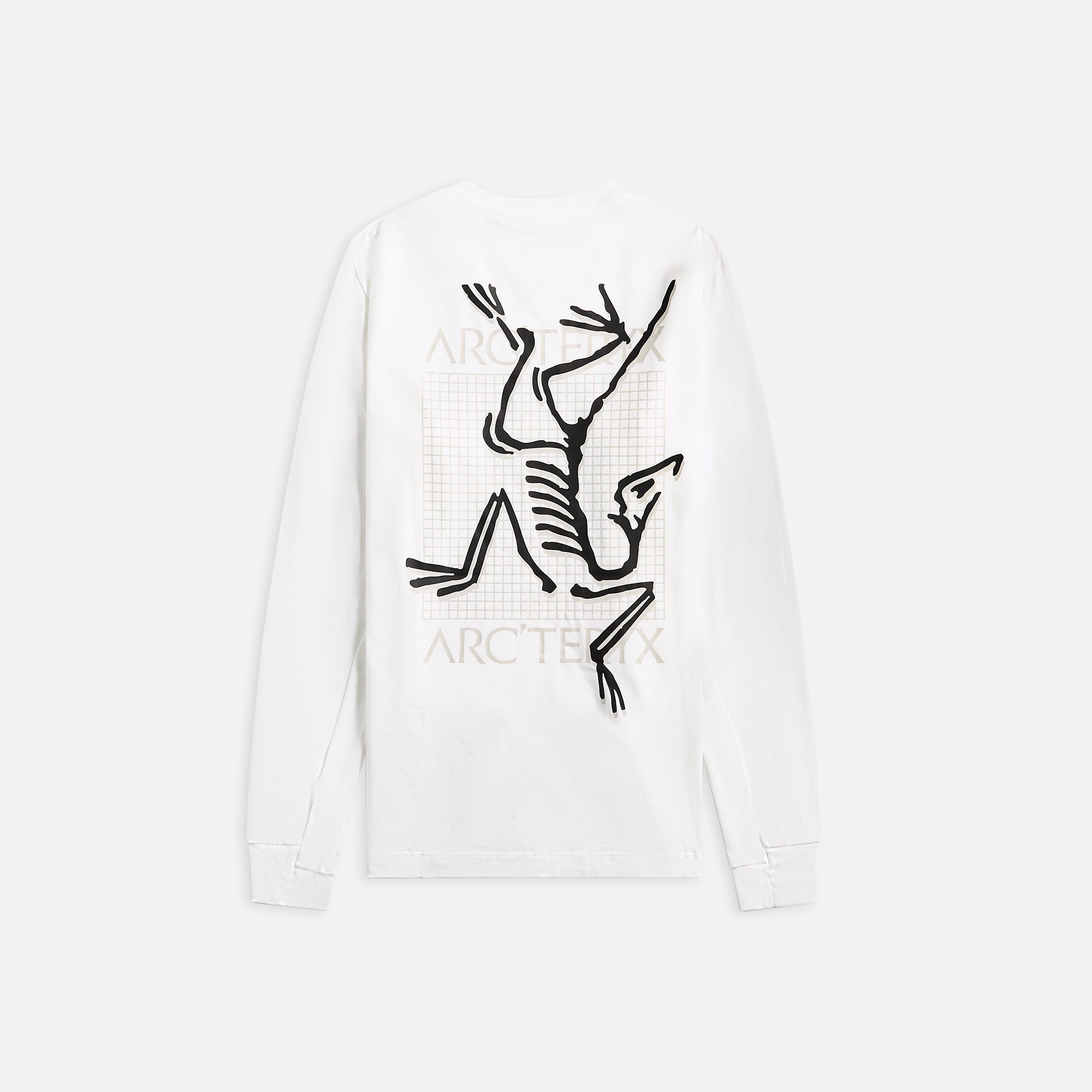 Arc'teryx Arc`Multi Bird Logo Long Sleeve - White Light – Kith