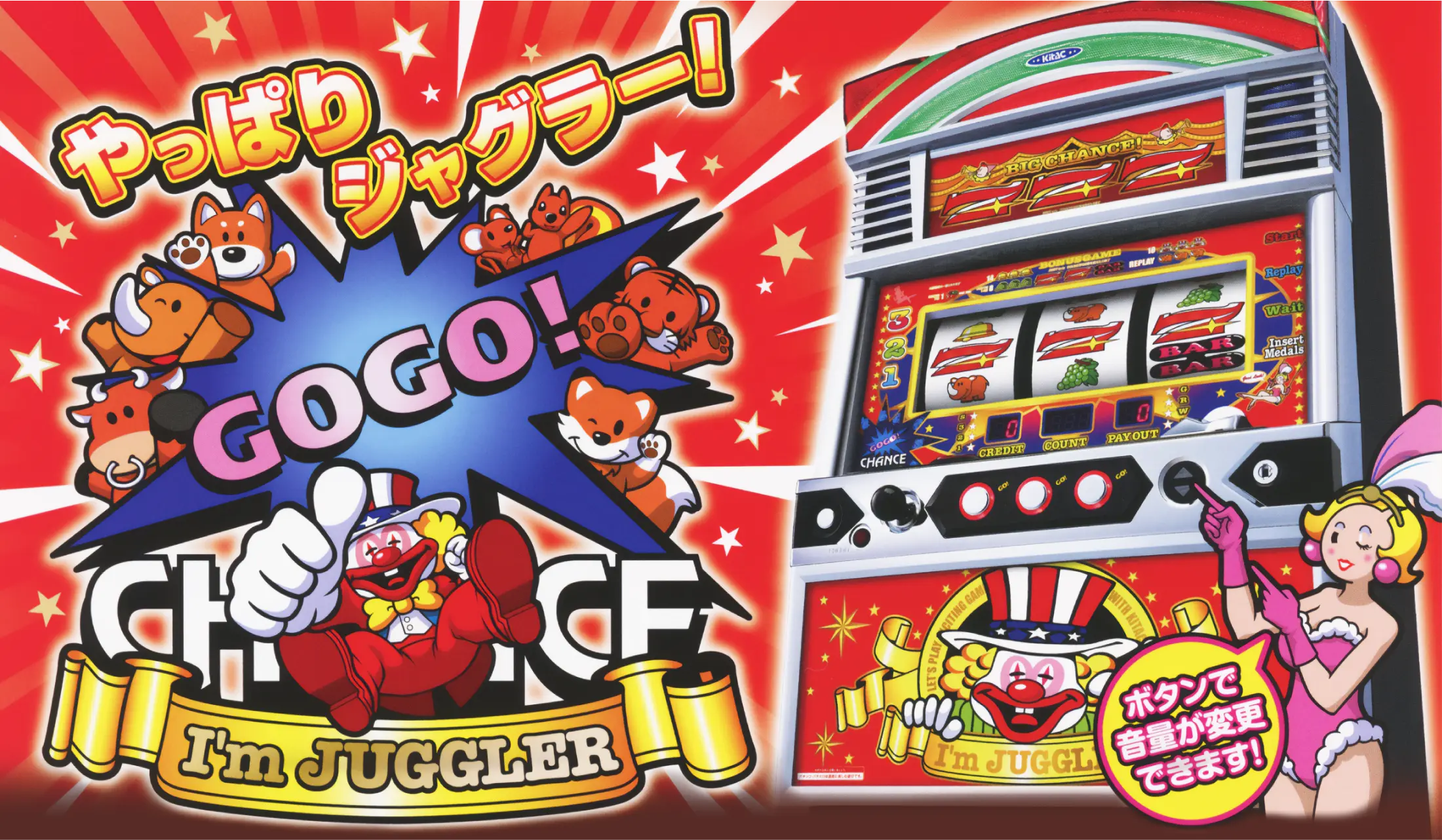 ネオアイムジャグラーEX／北電子スロットの情報サイト／キタック西日本販売