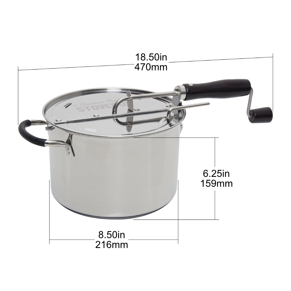 StovePop Stainless Steel Popcorn Popper – VKP Brands