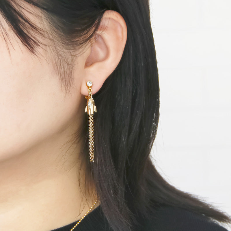 レシピNo.KR0924 ロケットのメタリックアクセサリー3種 – 貴和製作所