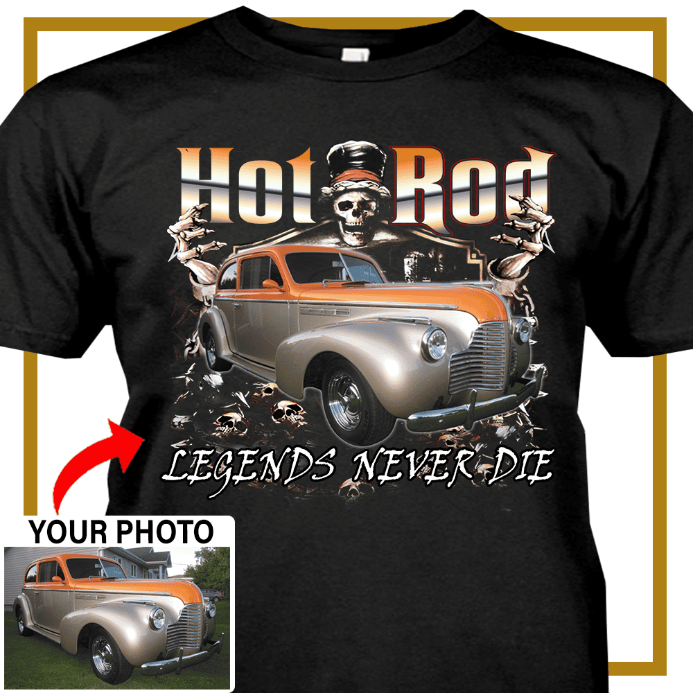 Hot Rod Custom Photo T-shirt, Hot Rod personalized t-shirt (HOT31