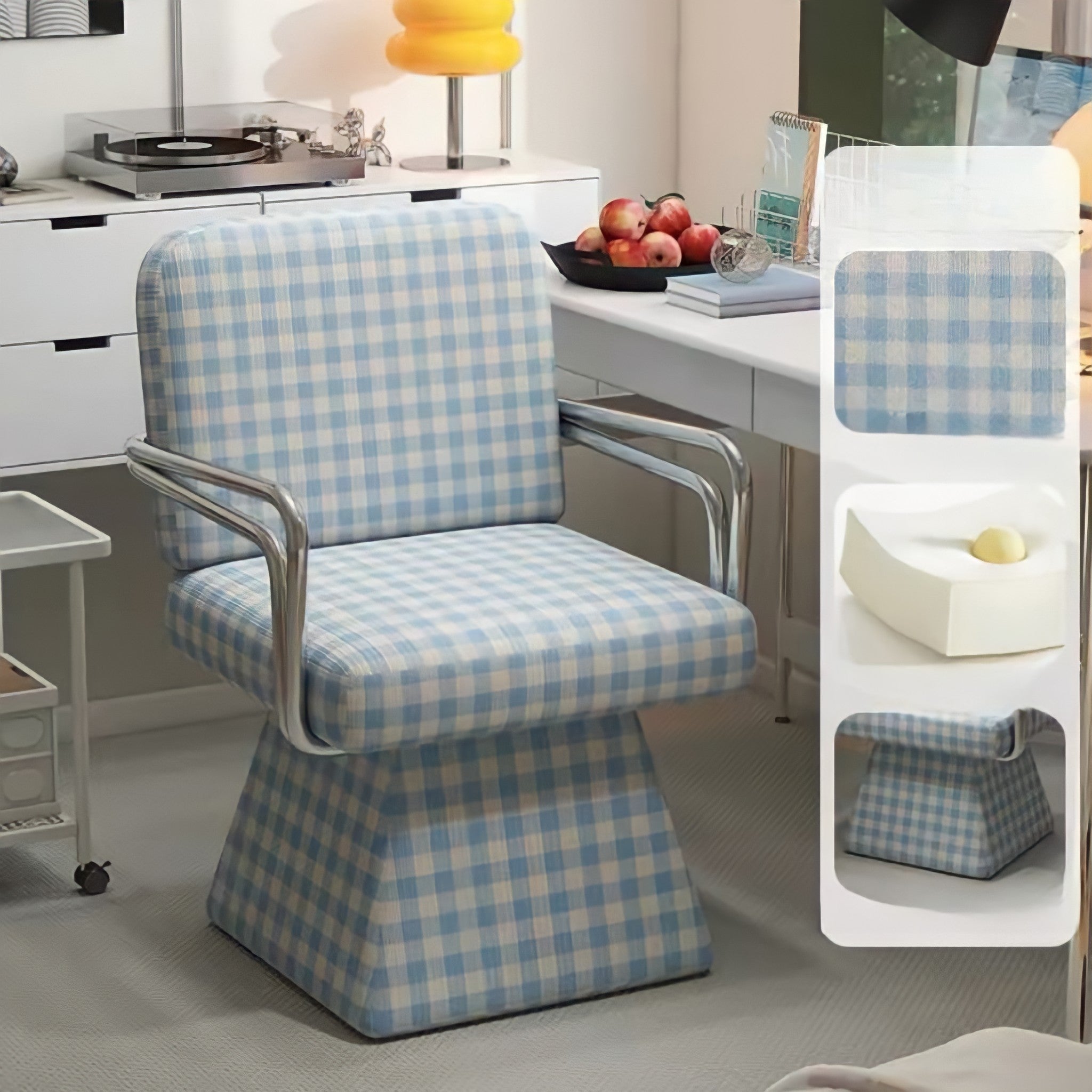 レトロモダンファブリックラウンジチェア – kocol