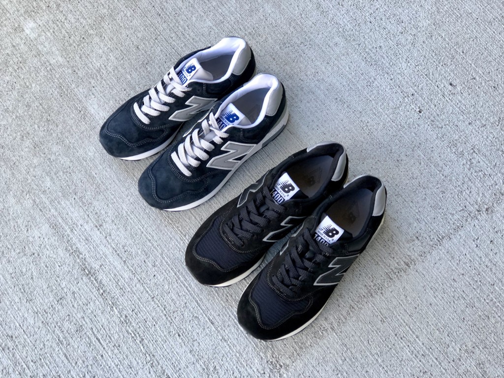 ニューバランス1400の『黒とネイビー』を2足同時に購入した結果