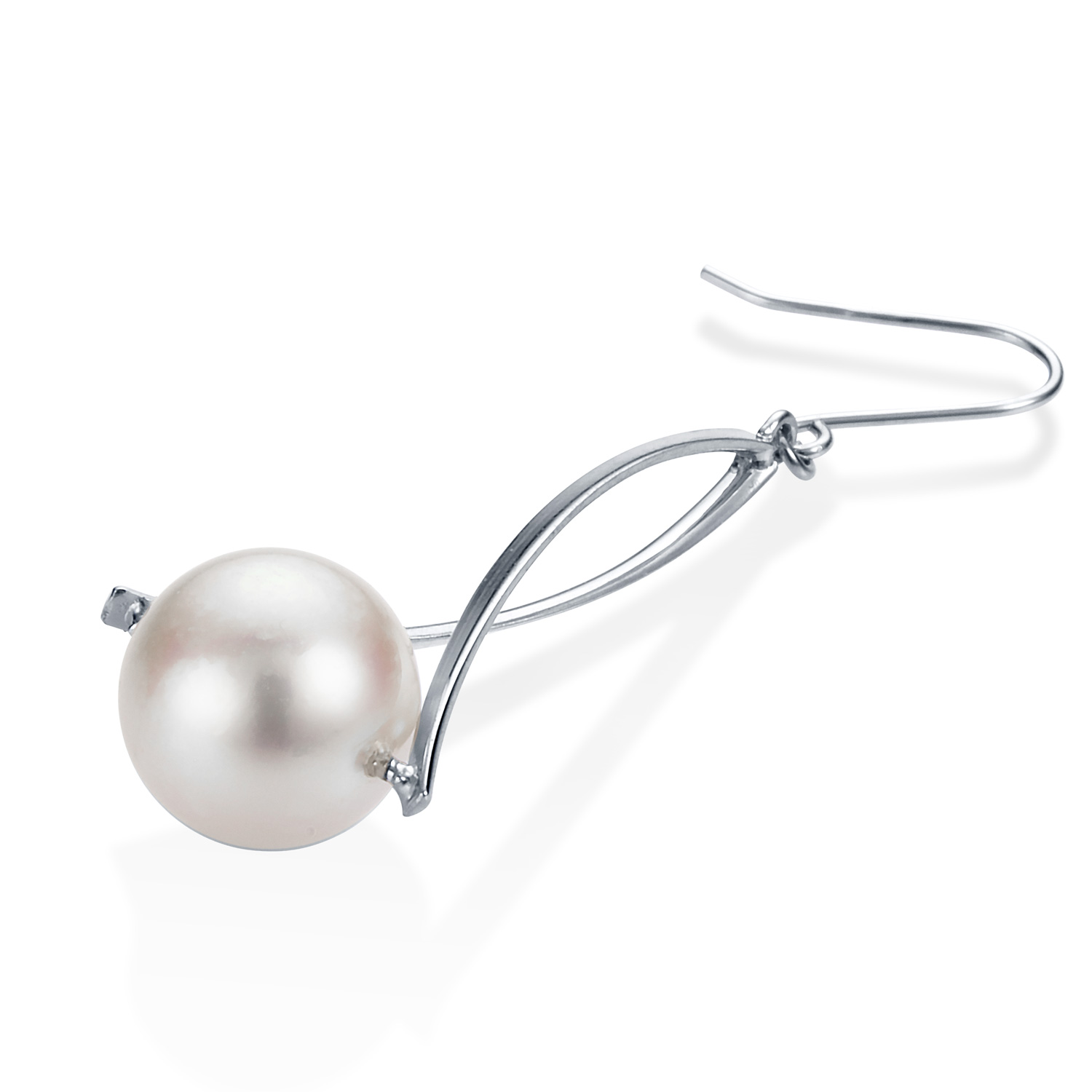 K14WG アコヤ本真珠 ピアス（8.5-9ミリ）｜真珠卸 ダイヤモンド直輸入