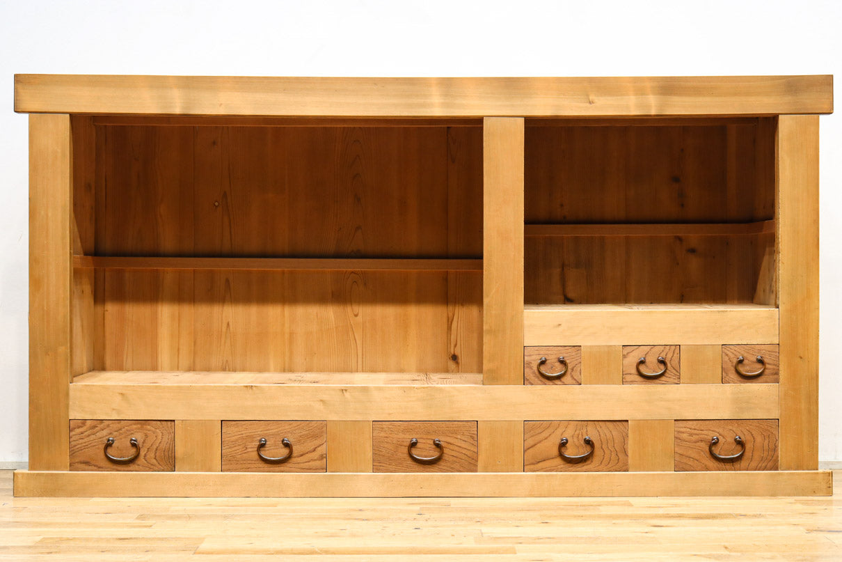 極上!! 美しい木地色に自然美が際立つ京水屋箪笥 BB2911 – 古福庵