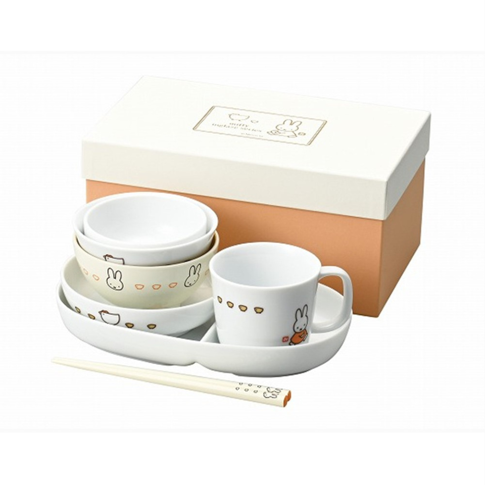 こころ粋 / ミッフィーイングレーズ（こっこ親子） つみつみ食器セット