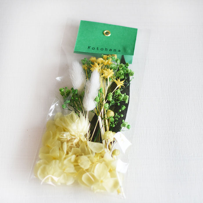 プリザーブドフラワー ドライフラワー 数量限定 「花材のみ 4色