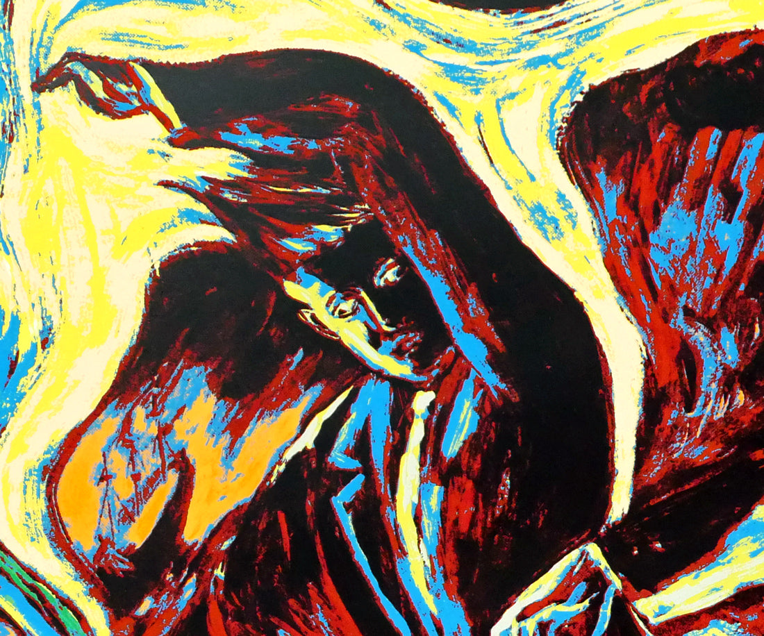 横尾忠則「予兆の刻Ⅲ（PRECOGNITION）」シルクスクリーン版画 絵画