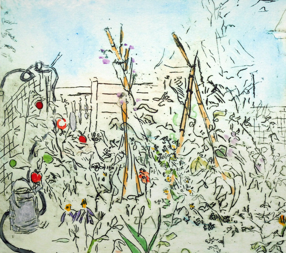 ジョアン アイザック（Joanne ISAAC）「Garden－July／7月のガーデン