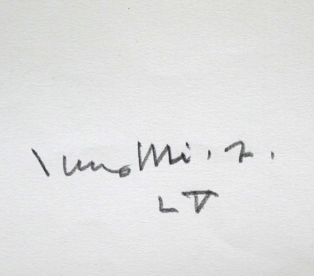 古沢岩美「裸婦」コンテ素描 絵画買取・販売の小竹美術