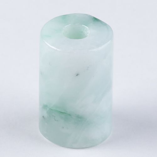 プレミアム・18mm円筒型・爽やかな新緑マーブル・透明感良し・艶良し