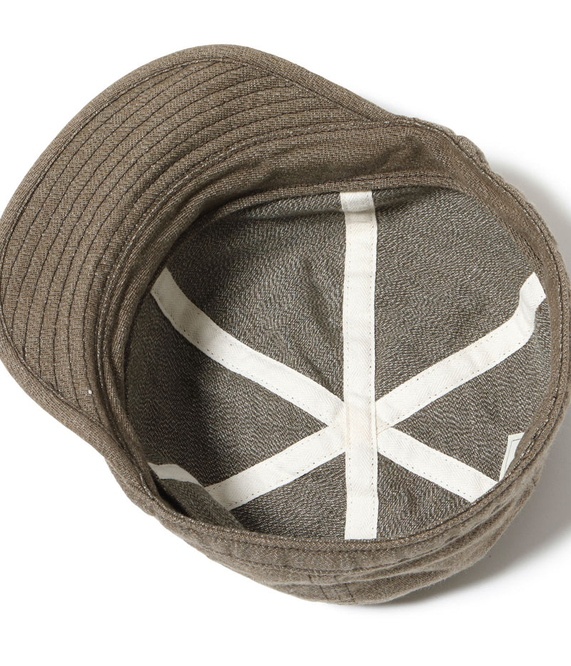 BR02844 / BUZZ RICKSON'S HAT, WORKING, BROWN DENIM (MOD.) – Klaxon