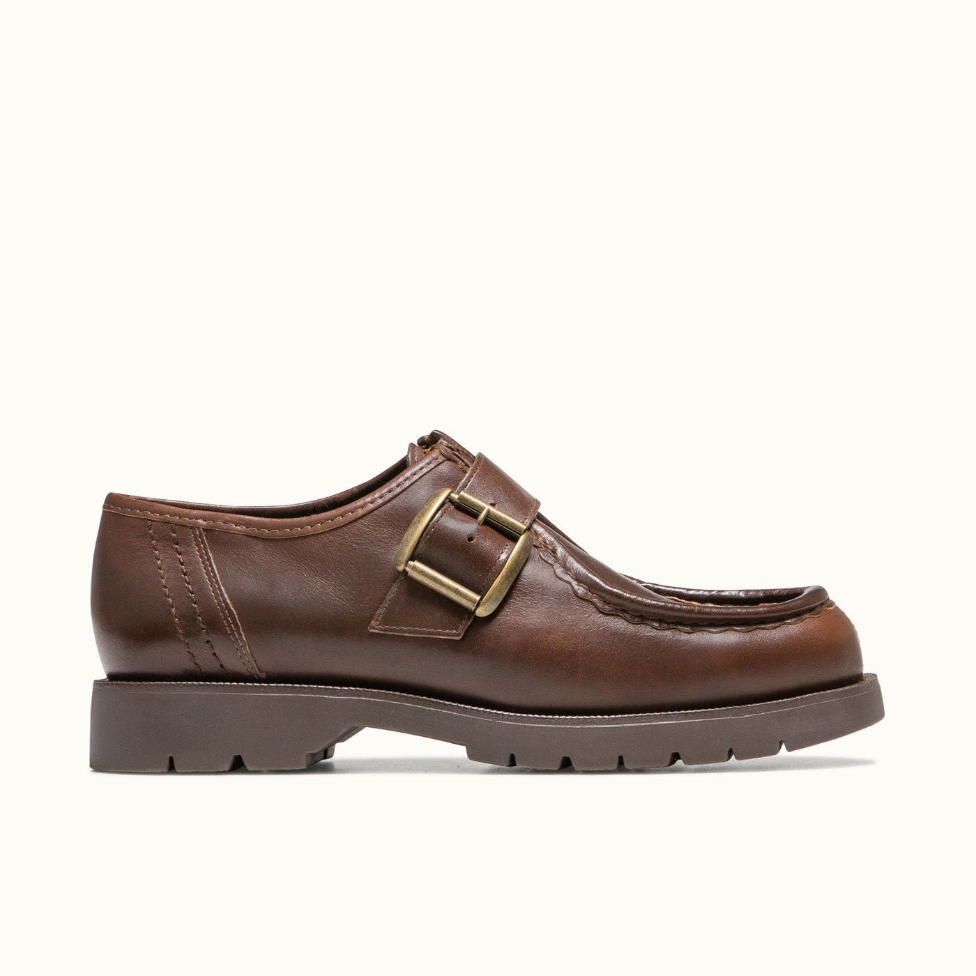 Leather Tyrolean Shoes | PADROR Burgundy – Kleman