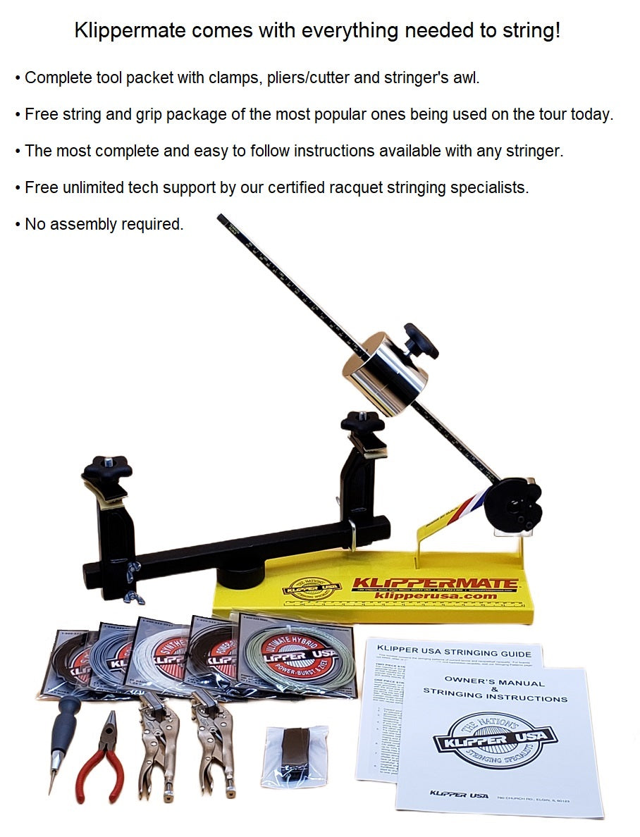 Klippermate | America's #1 Racquet Stringing Machine | Klipper USA