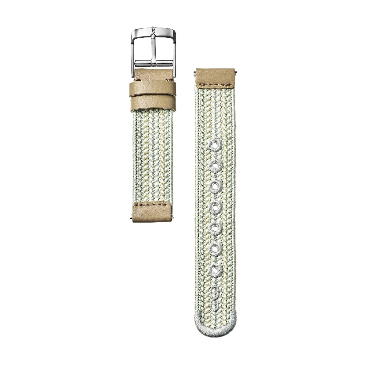 Knot S18-AK-1805 時計ベルト バンド くみひも 18mm ネイビー レッド