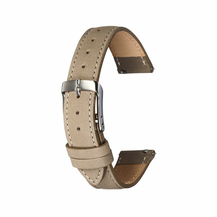 Knot TMB-16BRWH 時計ベルト バンド 本革 18mm ブラウン ボタニカル