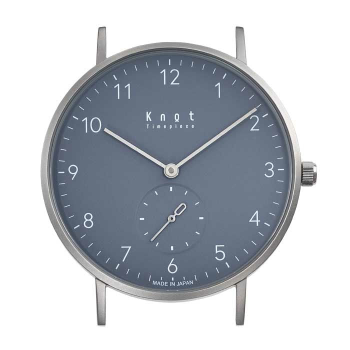 Knot CS-36ASVBL 腕時計 メンズ レディース クォーツ ブルー 日本製