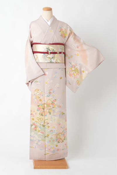 訪問着(薄紫地に染ぼかし柄)｜着物レンタルあき (来店着付け無料・全国