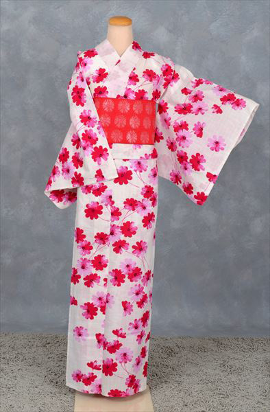 浴衣(松田聖子・コスモス)｜着物レンタルあき (来店着付け無料・全国