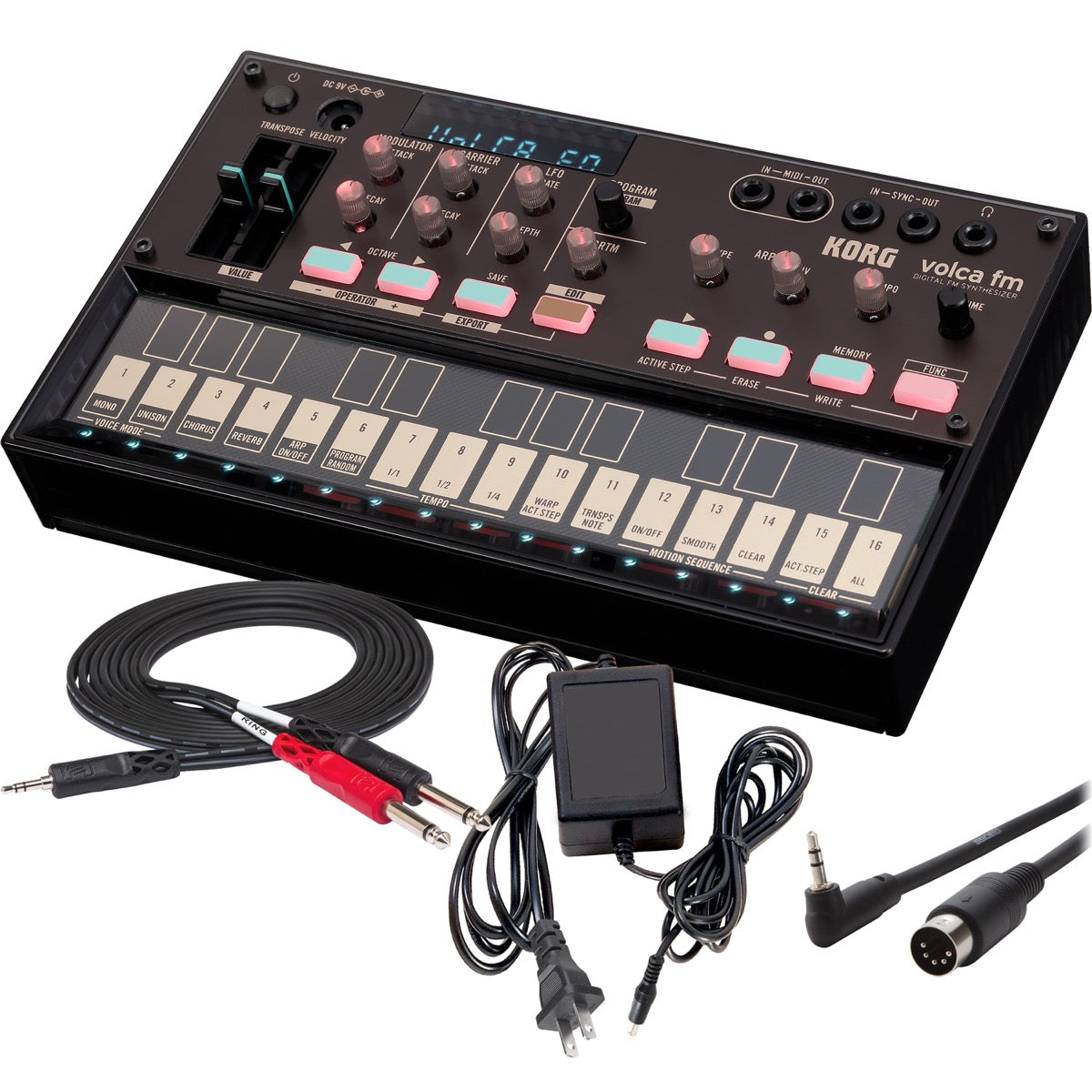 Korg Volca FM 2 Digital FM Synthesizer POWER & CABLE RIG – Kraft Music