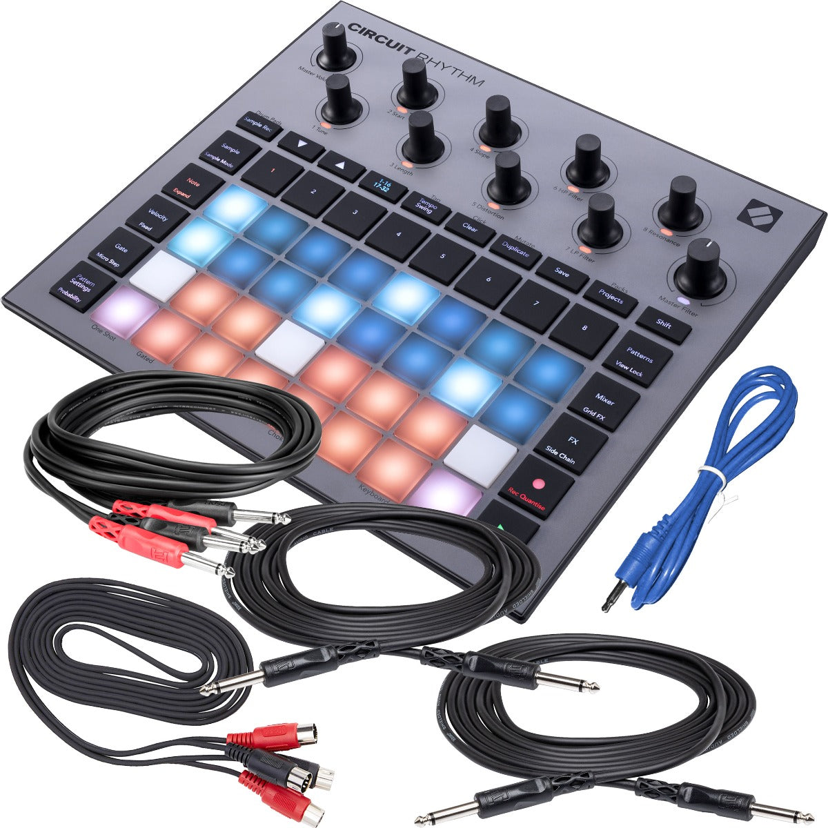 Novation Circuit Rhythm Standalone Beatmaking Sampler CABLE KIT