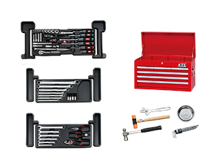 工具セット（チェスト＋ローラーキャビネットタイプ・チェストタイプ