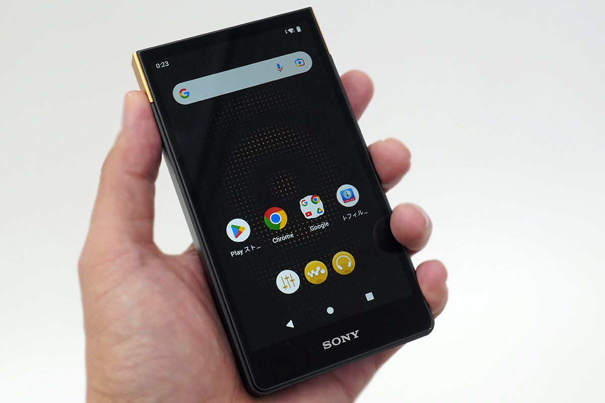 ストリーミング対応ウォークマンハイエンドモデル「NW-ZX707」実機