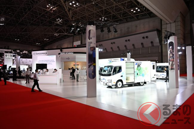 日野自動車が「ジャパンモビリティショー2023」にブース 燃料電池大型